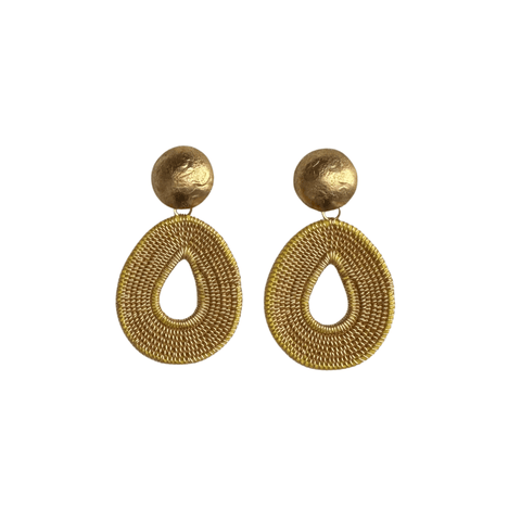 Ohrring Lagrimas Mini Gold Topo Dorado