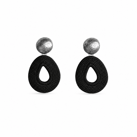 Ohrring Lagrimas Mini Topo Silver