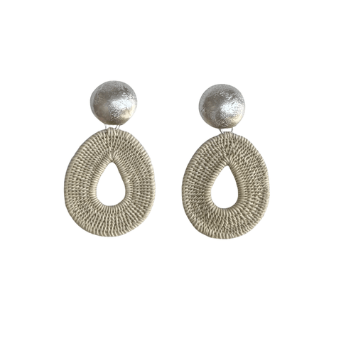 Ohrring Lagrimas Mini Topo Silver