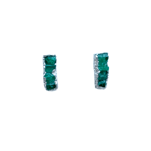 Ohrring Mini Topo Linea Stud Silver
