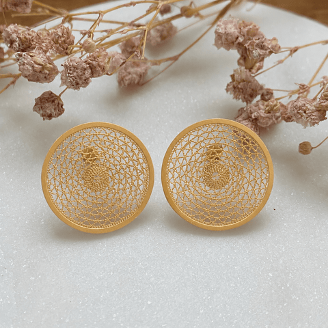 Ohrring Topo Filigrano Gold