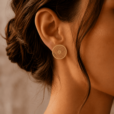 Ohrring Topo Filigrano Gold
