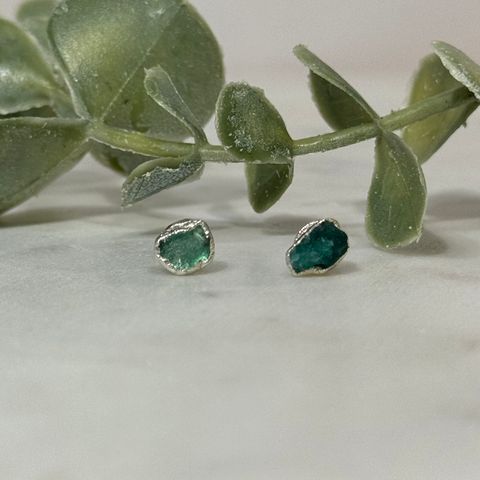 Ohrring Topo Basico in Silver by Emeralds by CosaLinda