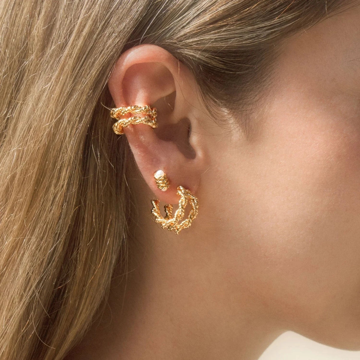 Ohrringe Halma Hoops von Pajarolimon