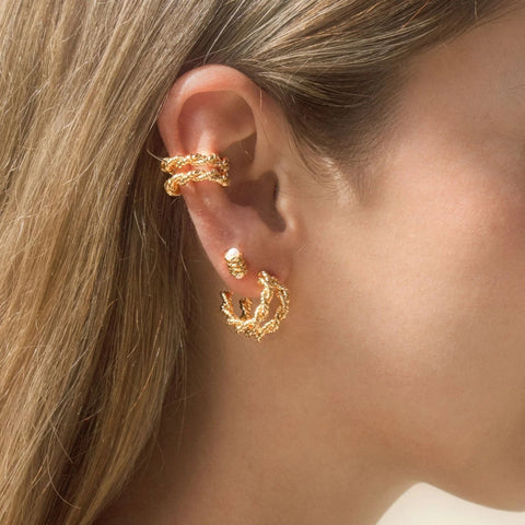 Ohrringe Halma Hoops von Pajarolimon