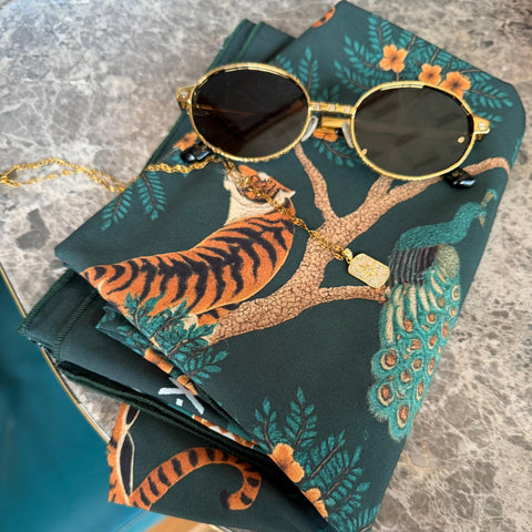 Foulard Green Turkey Flor Amazona by CosaLinda