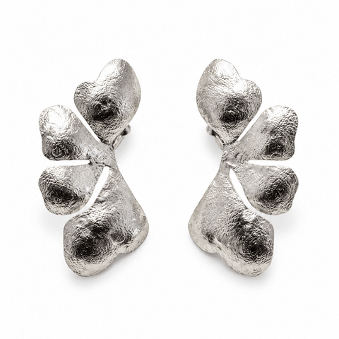 Petal Earrings Silver