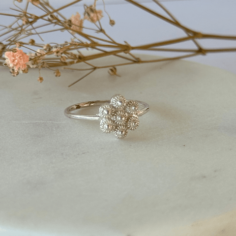 Ring Dots Silver