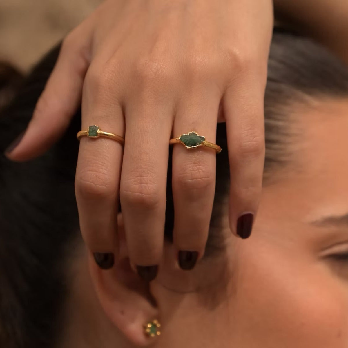 Ring Single Emerald