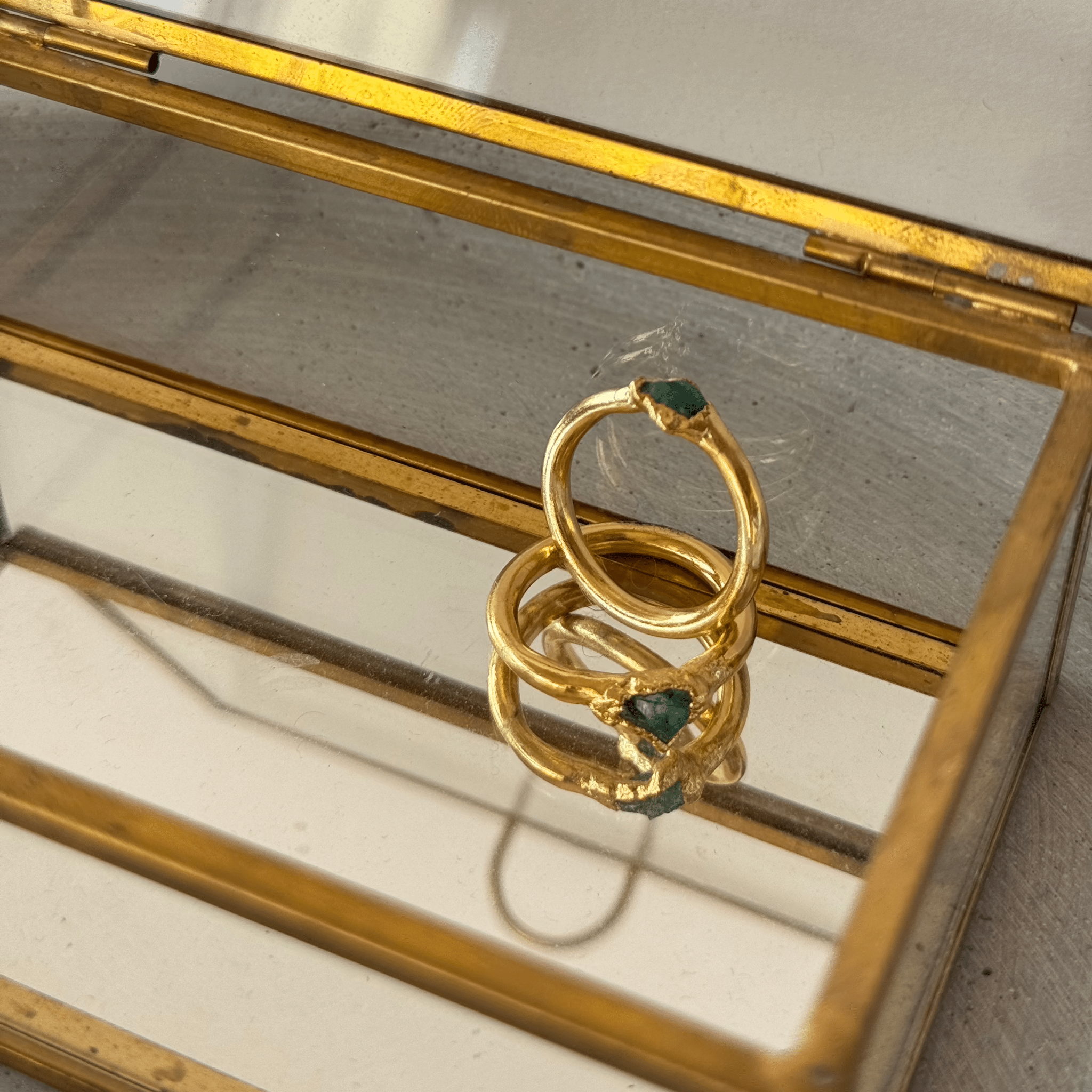 Ring Single Emerald