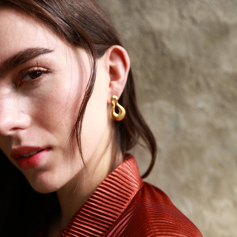 Rombo Studs Gold
