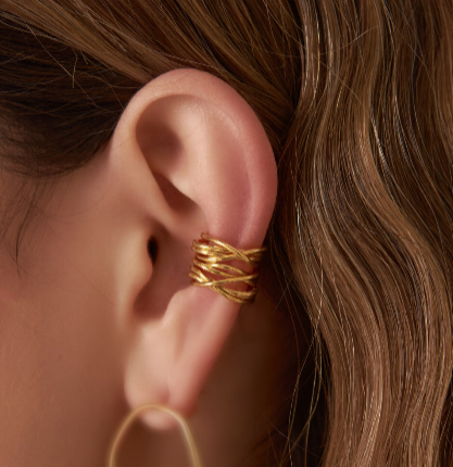 Earcuff Malik Maxi Doble