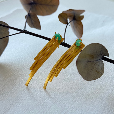 Emerald Threads Stud