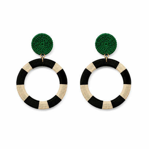 Zebra Werregue Earring