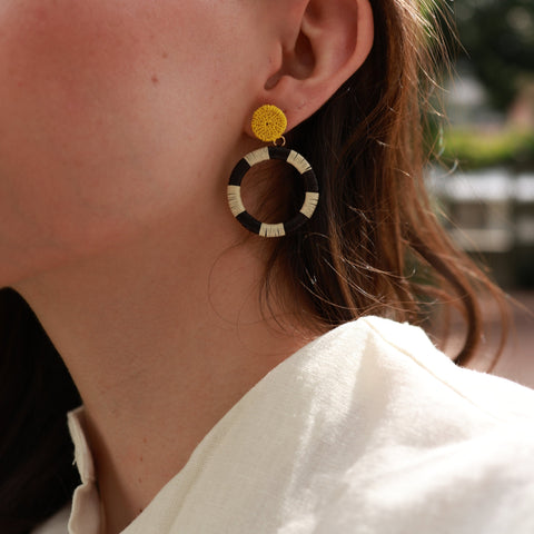 Zebra Werregue Earring