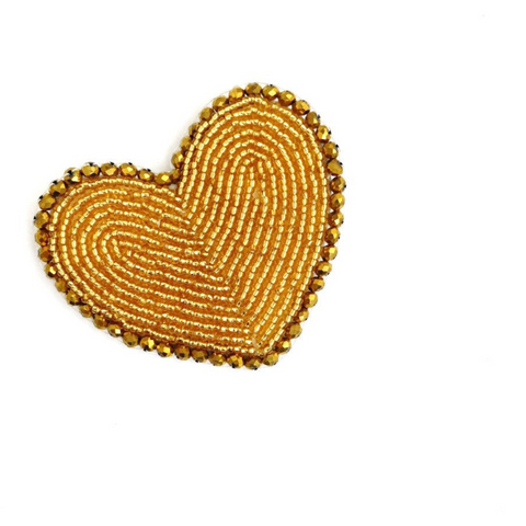 Corazon Gordito Dorado Pin