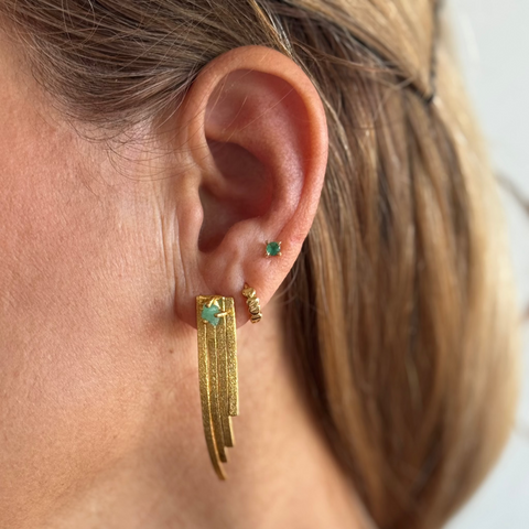 Emerald Threads Stud