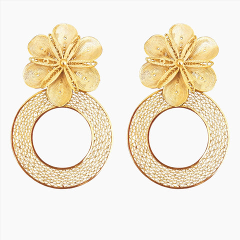 Ohrring Arabian Rose Earrings Gold von Ana Carolina Valencia