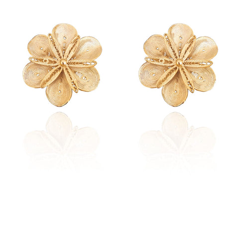 Ohrring Arabian Rose Earrings Gold von Ana Carolina Valencia