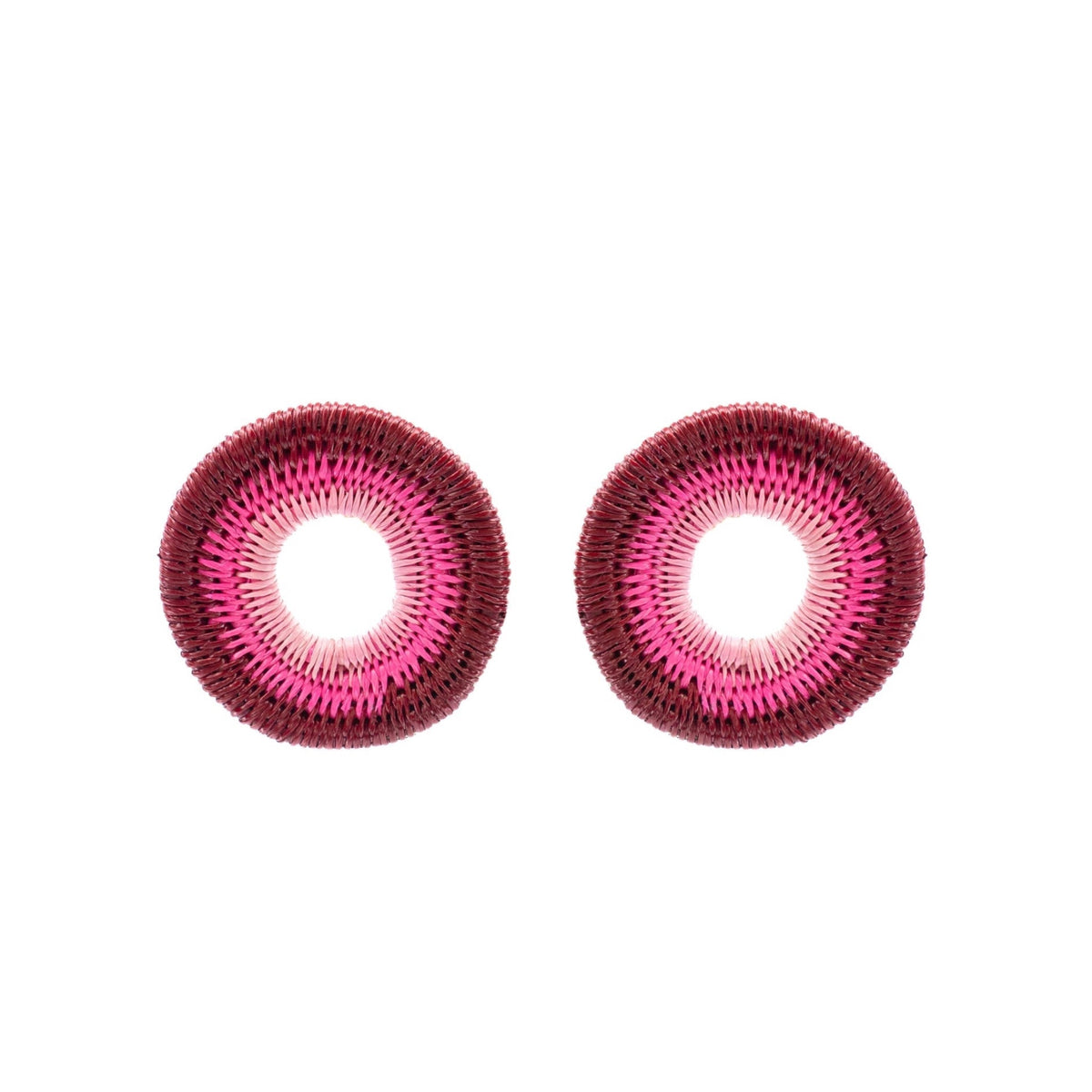 Cala Studs in Pink von Bamboleira