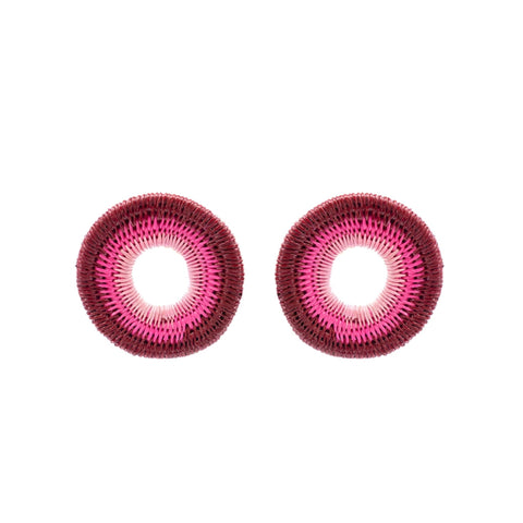 Cala Studs in Pink von Bamboleira