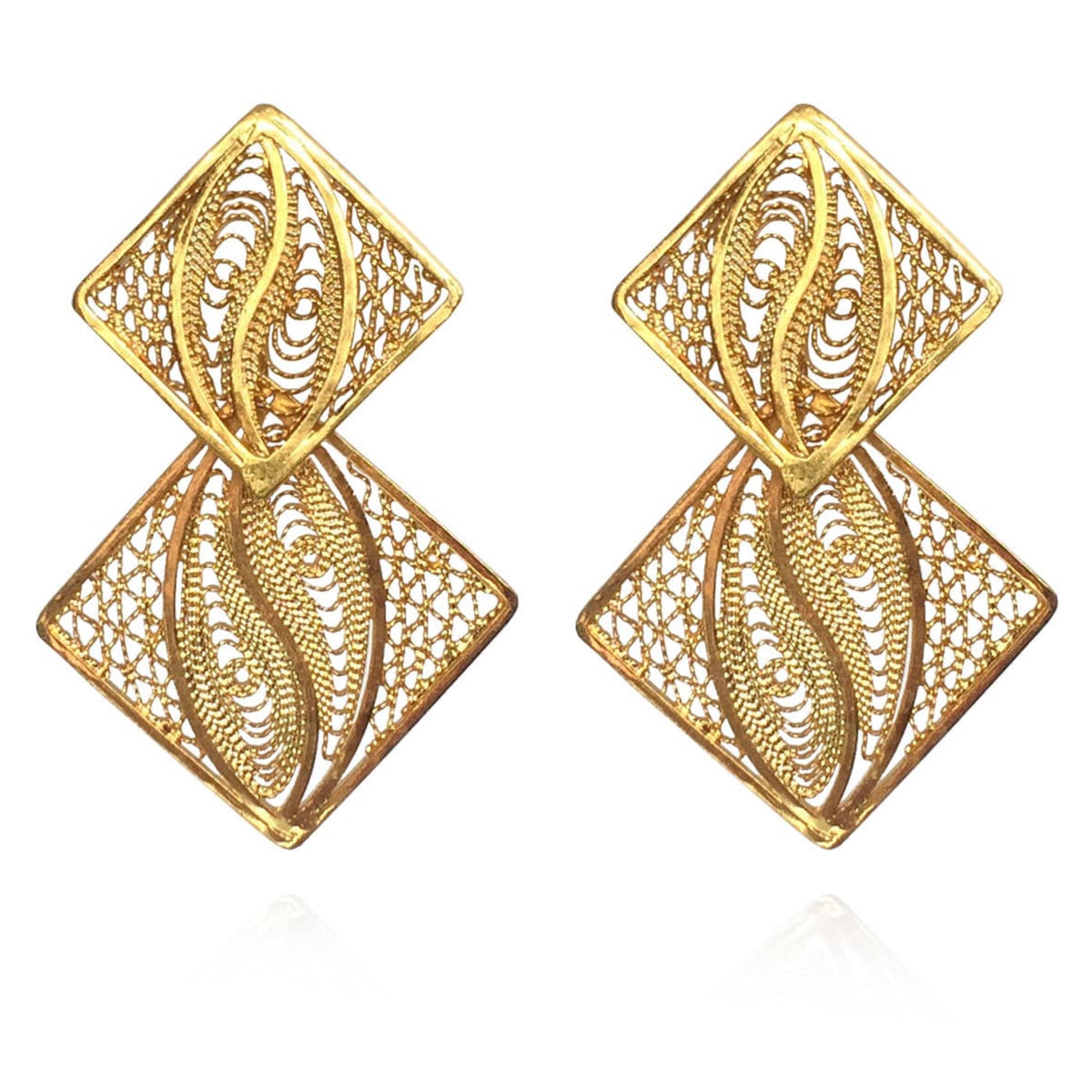 Ohrring Farah Double Earrings von Ana Carolina Valencia