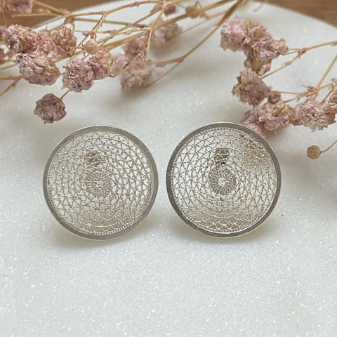 Ohrring Topo Filigrano Silver von Silver Collection by CosaLinda