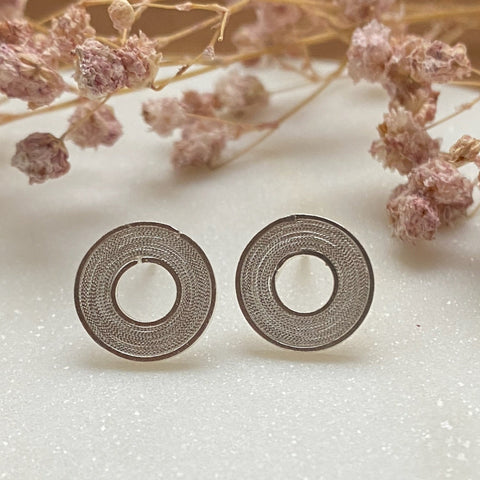 Ohrring Topo Hueco Silver von Silver Collection by CosaLinda