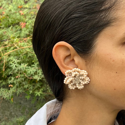 Ohrring Topo Ixia in Nude von Tina Botero