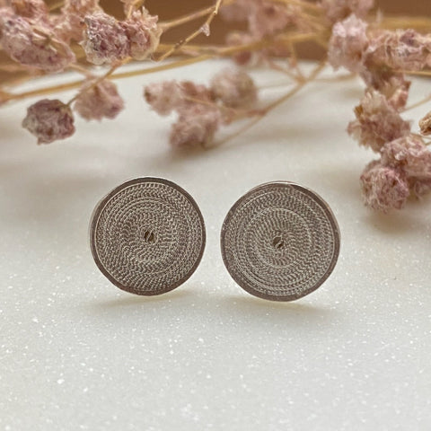 Ohrring Topo sencillo Silver by Silver Collection by CosaLinda