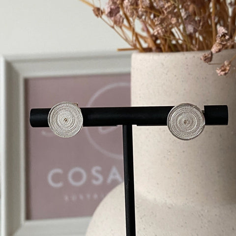 Ohrring Topo sencillo Silver by Silver Collection by CosaLinda
