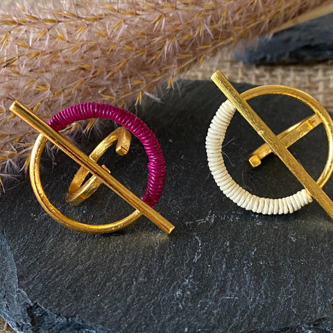 RIng Charambira in Fuchsia von Bamboleira
